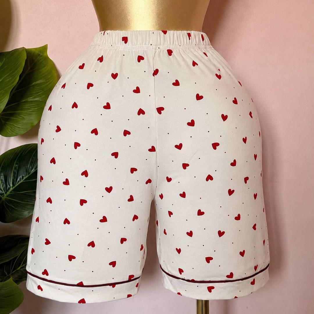 Scarlet Hearts Pajama  Set ❣️