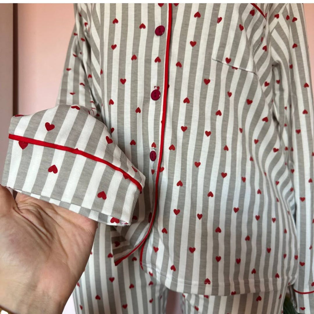 Ruby Stripe Lounge Pajama Set ❣️