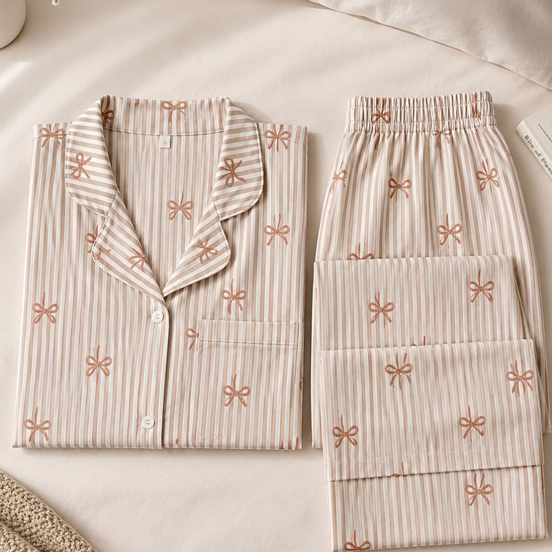 Rosie Stripes Pajama Set 🎀