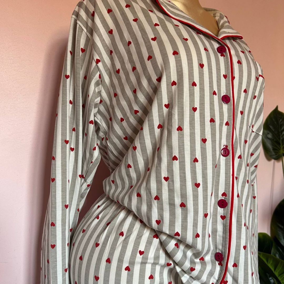 Ruby Stripe Lounge Pajama Set ❣️