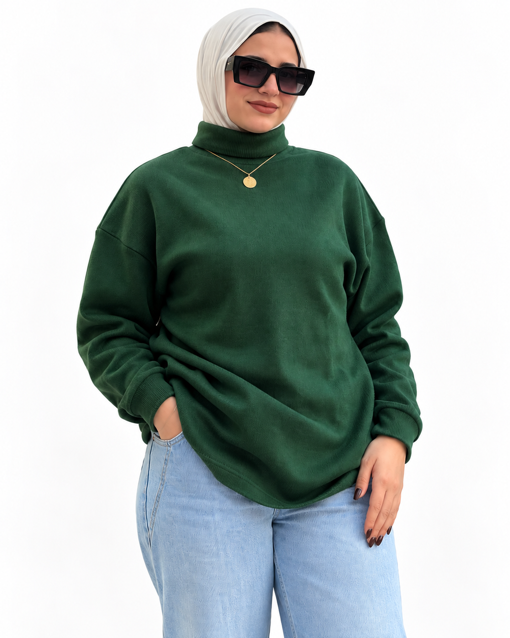Forest Green Cozy Sweater 💚