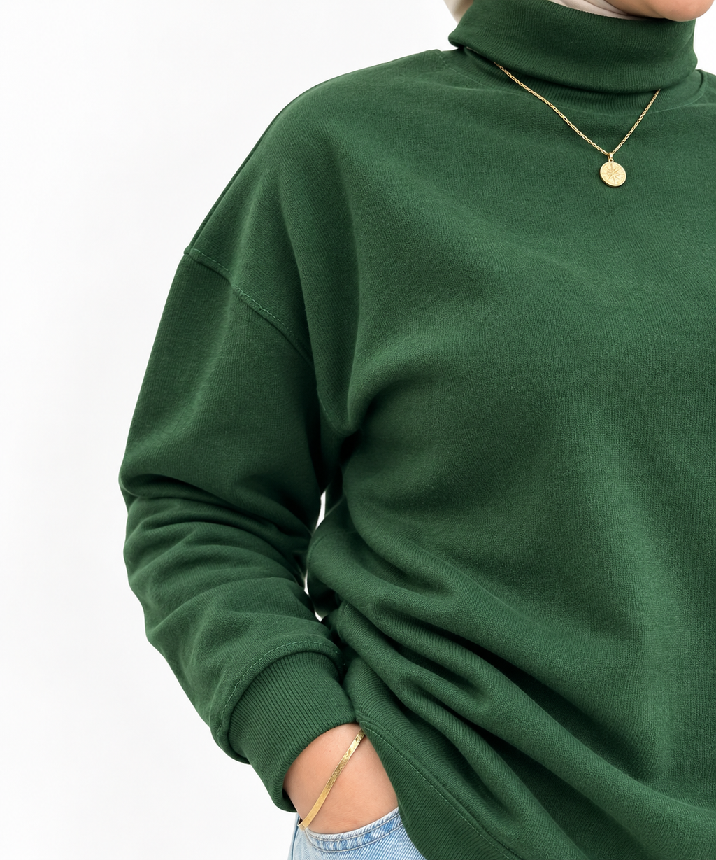 Forest Green Cozy Sweater 💚